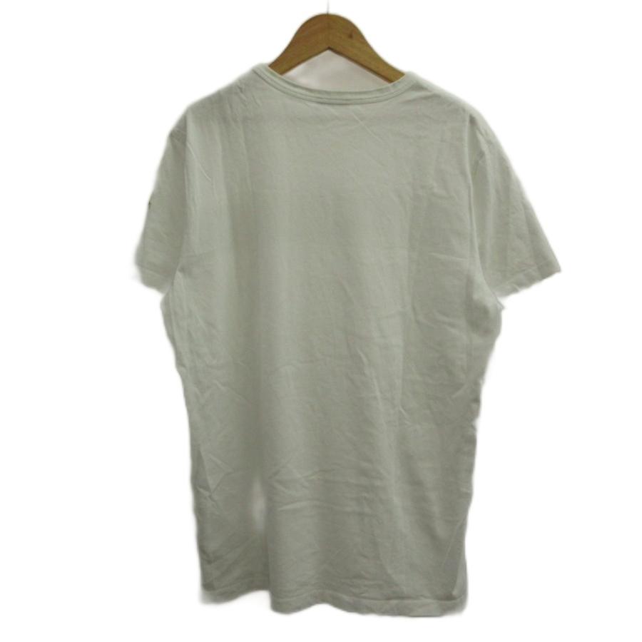 MONCLER（モンクレール） MONCLER Tシャツ L 白 ホワイト 半袖 BOXロゴ 