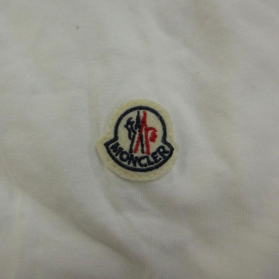MONCLER（モンクレール） MONCLER Tシャツ L 白 ホワイト 半袖 BOXロゴ 