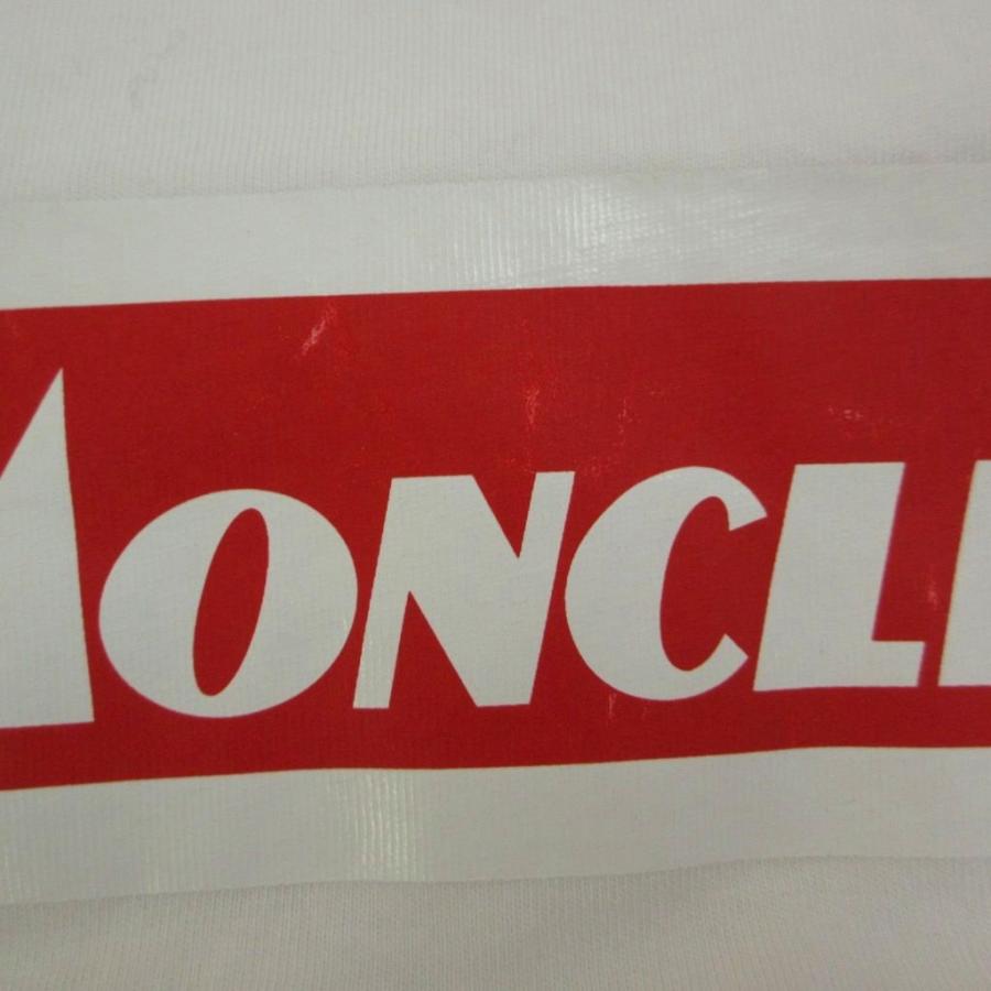MONCLER（モンクレール） MONCLER Tシャツ L 白 ホワイト 半袖 BOXロゴ 