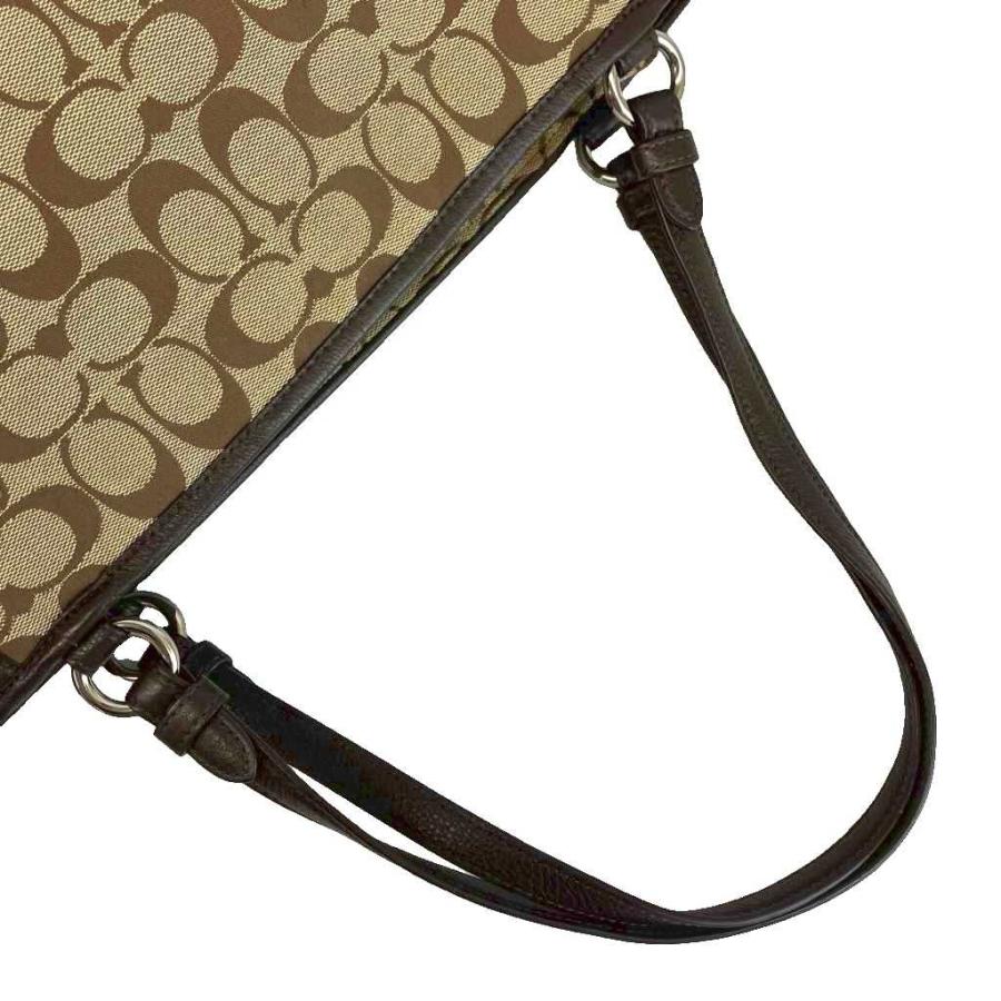 COACH コーチ トートバッグ シグネチャー ハンドバッグ キャンバス レザー COACH（コーチ） トートバッグ 肩掛け キャンバス レザー シグネチャー