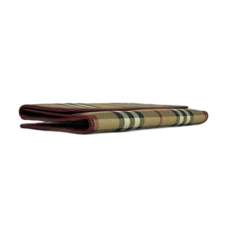 BURBERRY（バーバリー） 長財布 二つ折り PVC レザー Wホック ノバ