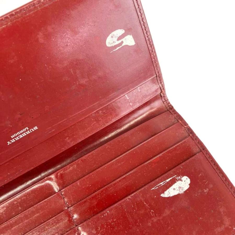 BURBERRY（バーバリー） 長財布 二つ折り PVC レザー Wホック ノバ