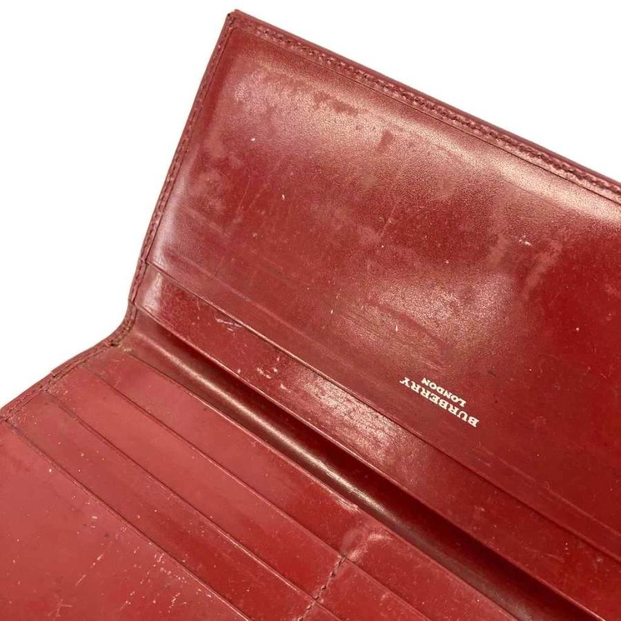 BURBERRY（バーバリー） 長財布 二つ折り PVC レザー Wホック ノバ