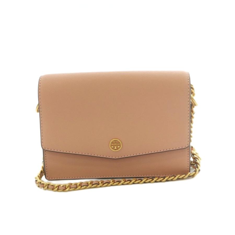 TORY BURCH（トリーバーチ） ショルダーバッグ フラップ レザー ピンク 