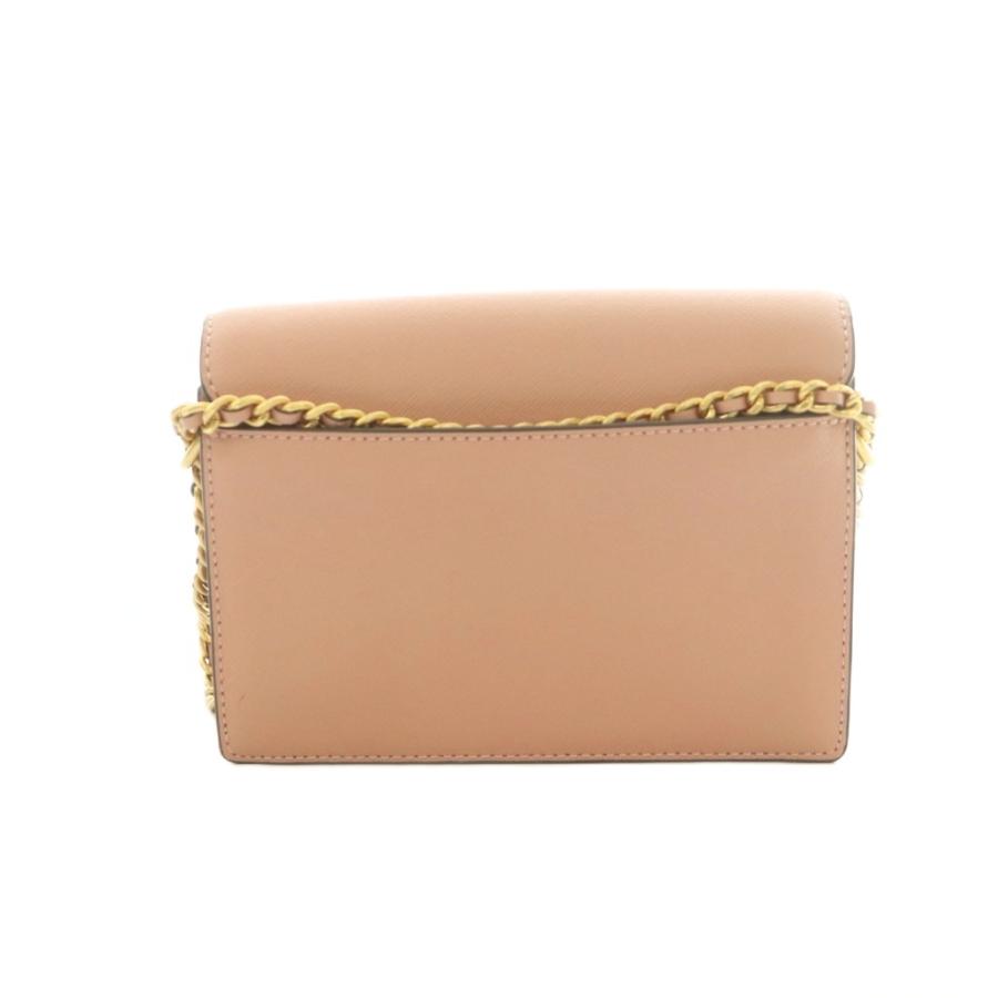 TORY BURCH（トリーバーチ） ショルダーバッグ フラップ レザー ピンク 