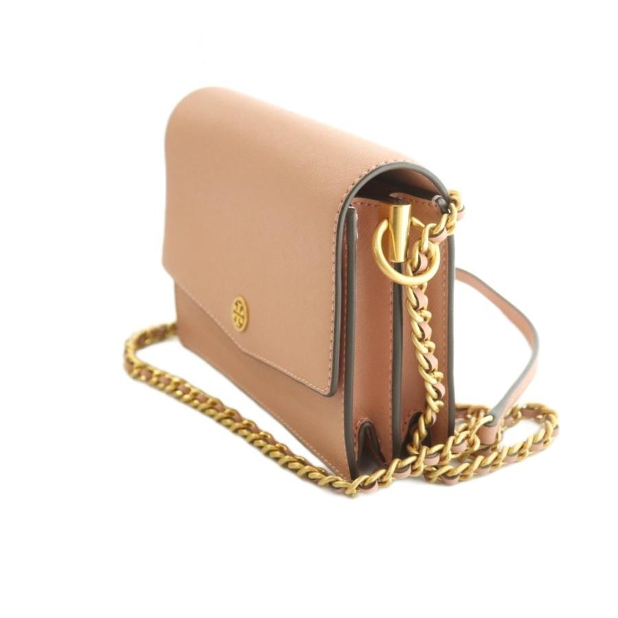 TORY BURCH（トリーバーチ） ショルダーバッグ フラップ レザー ピンク 
