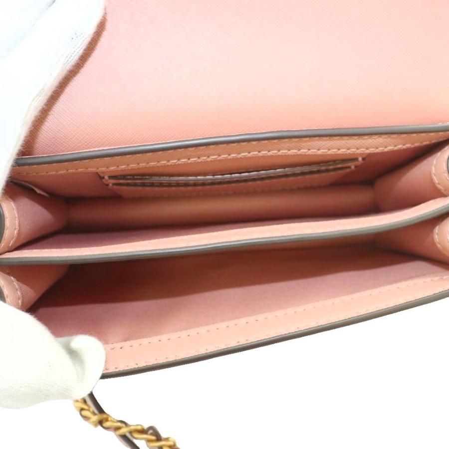 TORY BURCH（トリーバーチ） ショルダーバッグ フラップ レザー ピンク 