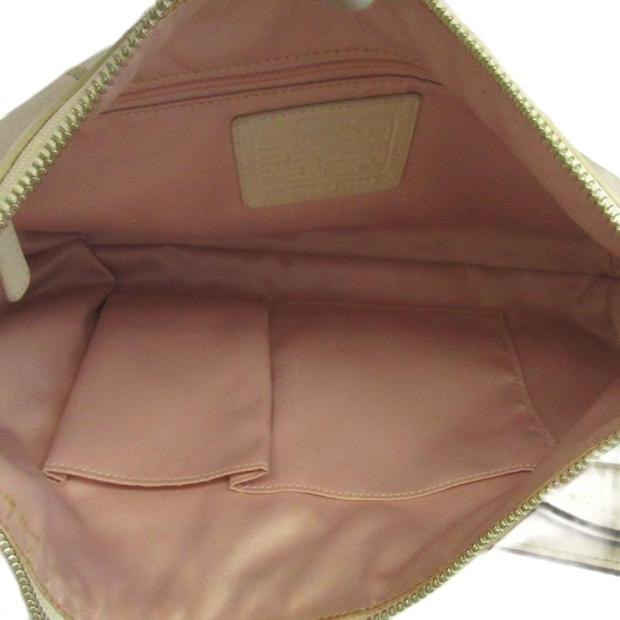 COACH（コーチ） ショルダーバッグ キャンバス レザー シグネチャー