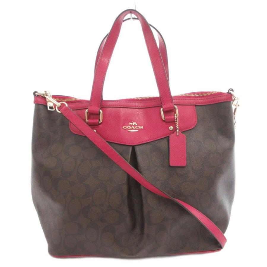 COACH（コーチ） ハンドバッグ ショルダーバッグ 2way シグネチャー