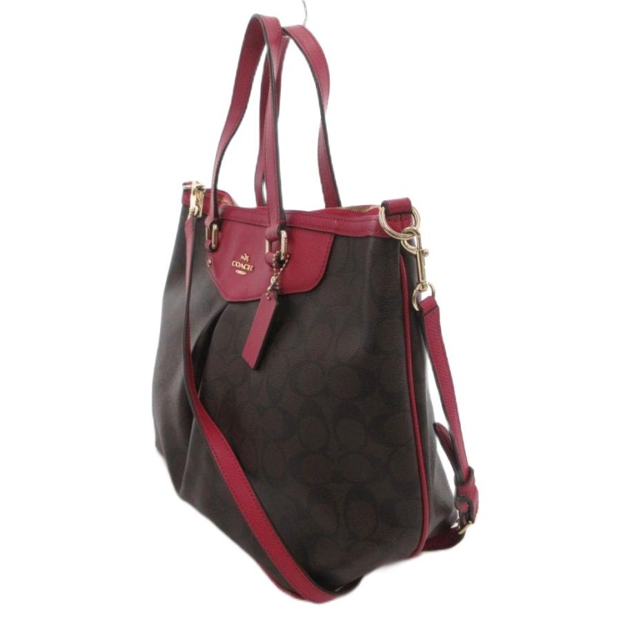 ✨美品 coach コーチ　ハンドバッグ ショルダー　シグネチャー　PVC COACH（コーチ） ハンドバッグ ショルダーバッグ 2way シグネチャー