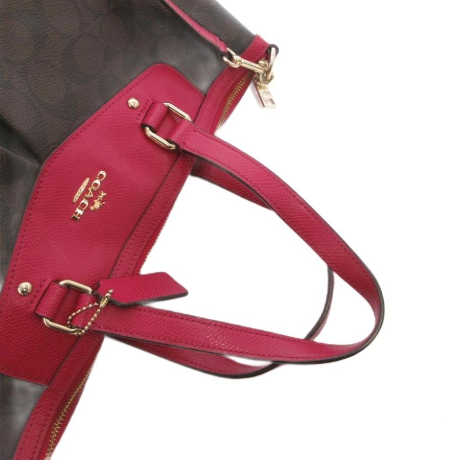 ✨美品 coach コーチ　ハンドバッグ ショルダー　シグネチャー　PVC COACH（コーチ） ハンドバッグ ショルダーバッグ 2way シグネチャー