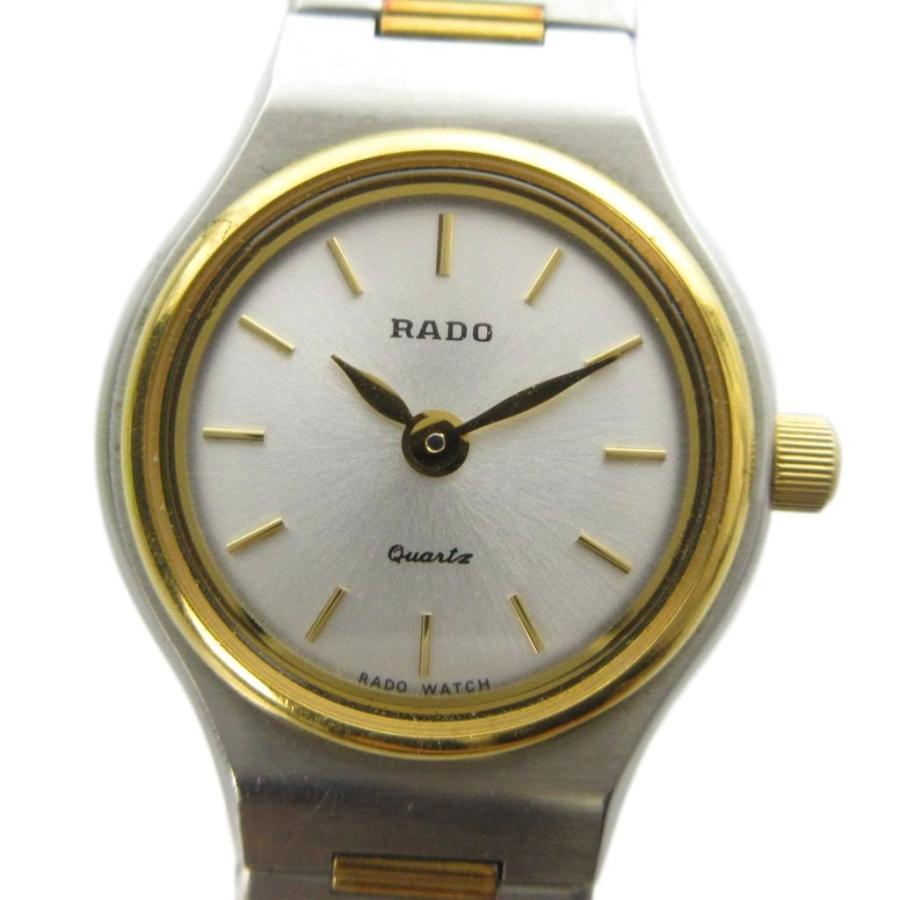 【ジャンク】RADO腕時計 ラドー RADO ジャンク品 腕時計 ウォッチ クォーツ ロゴ シルバー色