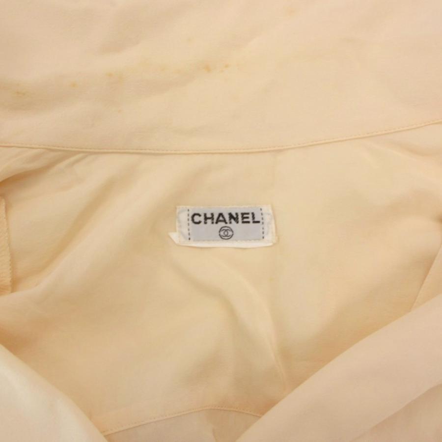 CHANEL（シャネル） シャツ ブラウス ベージュ 長袖 オープンカラー