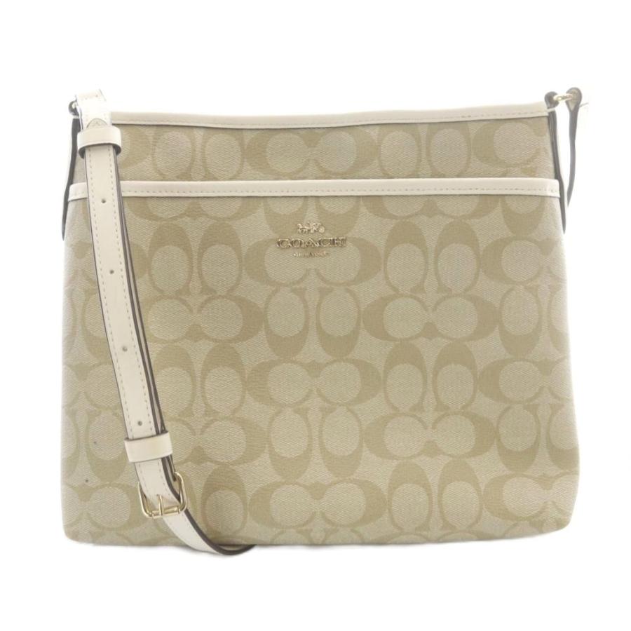 COACH（コーチ） ショルダーバッグ シグネチャー PVC ロゴ金具 