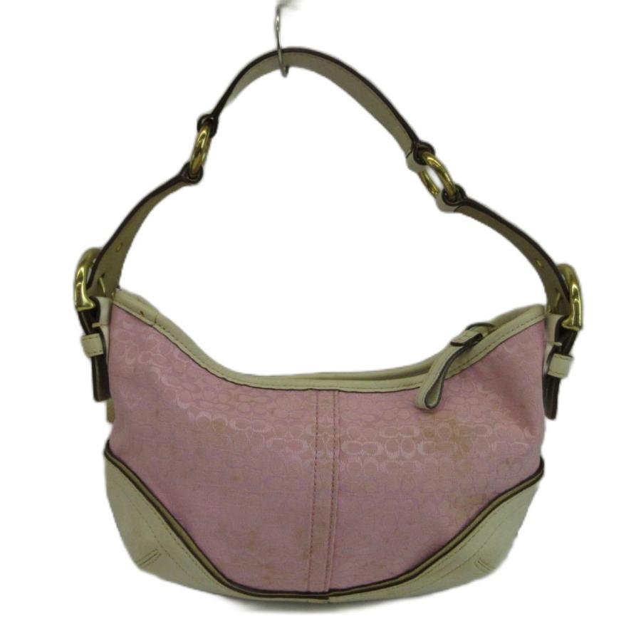 【美品】COACH コーチ ソーホー ワンショルダーバッグ ミニシグネチャー COACH（コーチ） ソーホー ハンドバッグ ワンショルダー キャンバス