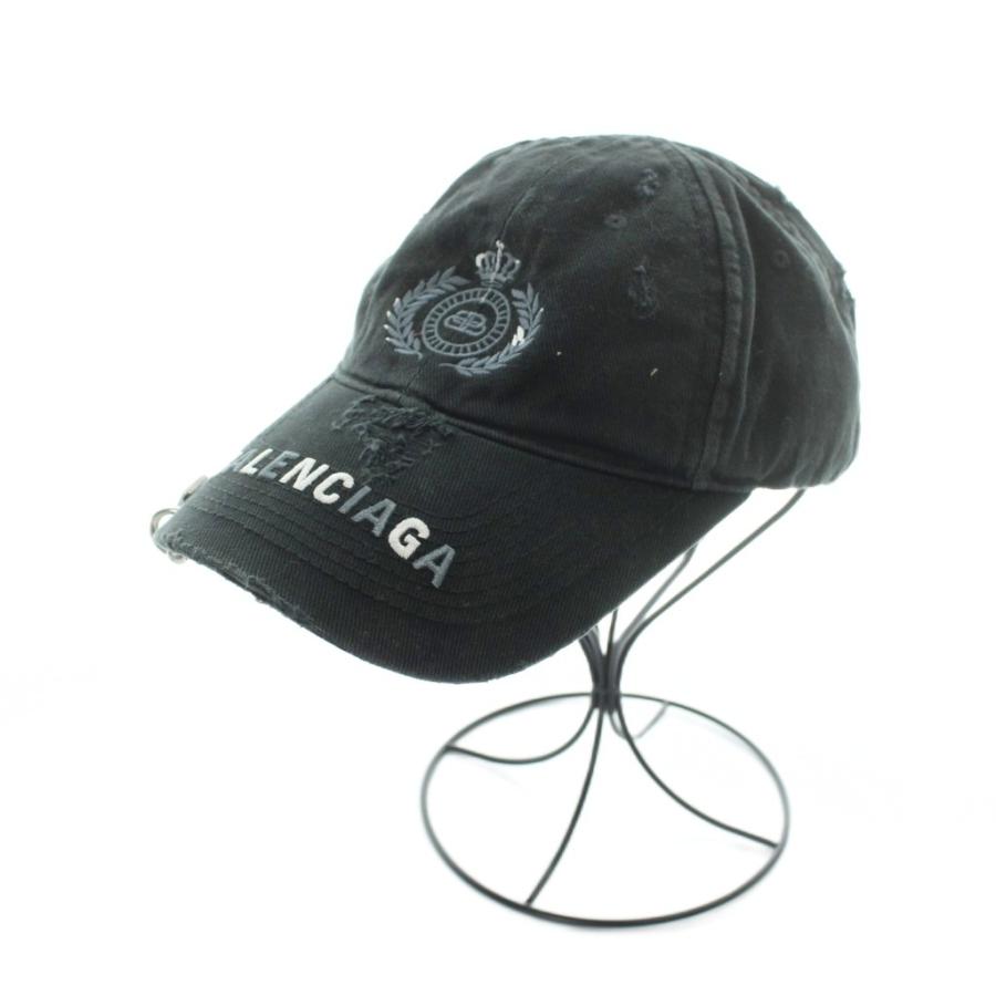 BALENCIAGA（バレンシアガ） BALENCIAGA Destroyed BB Pierced Cap