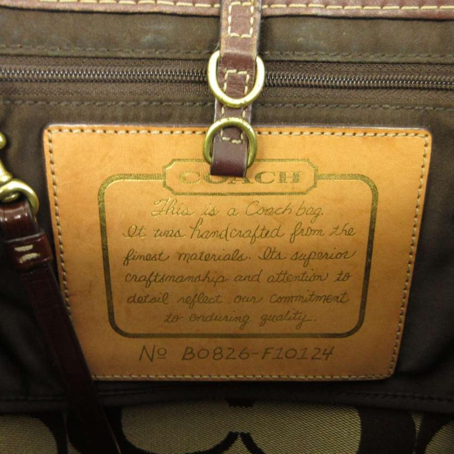 COACH（コーチ） トートバッグ 肩掛け キャンバス レザー シグネチャー