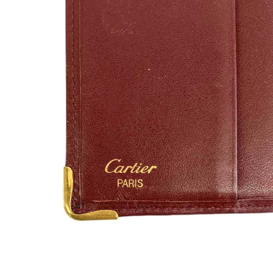 Cartier（カルティエ） マストライン 財布 二つ折り レザー ロゴ 型