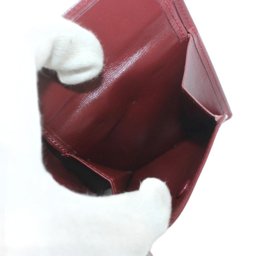 Cartier（カルティエ） 二つ折り財布 ウォレット マストライン レザー