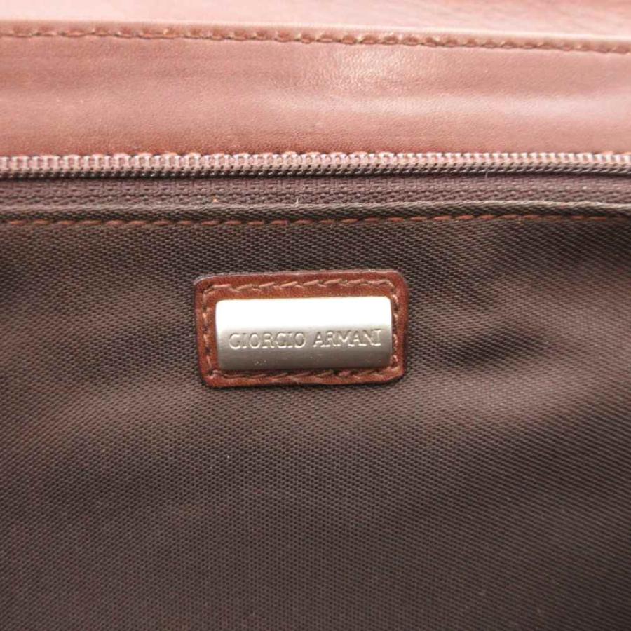 ジョルジオアルマーニ GIORGIO ARMANI クラッチバッグ レザー ロゴ
