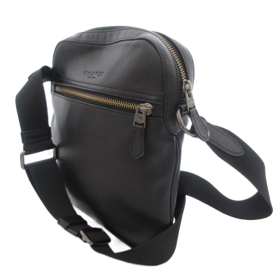 希少✨coachコーチ メッセンジャー斜め掛け レザー ブラックF05A02 COACH（コーチ） ショルダーバッグ 斜め掛け クロスボディ ロゴ レザー