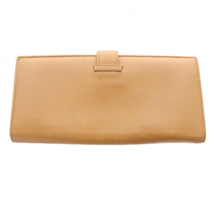 LOEWE（ロエベ） 長財布 小銭入れあり レザー アナグラム 型押し 茶色