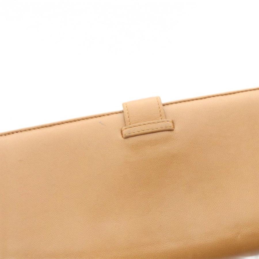 LOEWE（ロエベ） 長財布 小銭入れあり レザー アナグラム 型押し 茶色