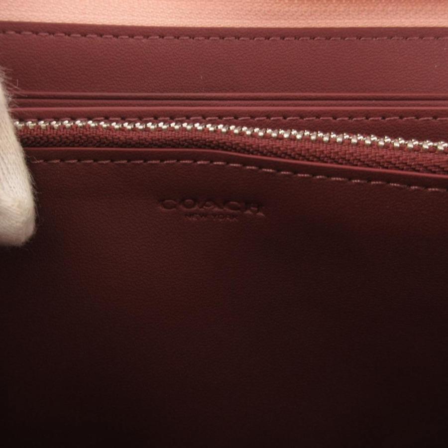 COACH（コーチ） ロング ジップ アラウンド ウォレット 長財布 ピンク