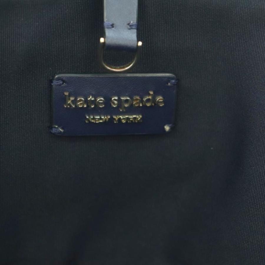 ほぼ新品 【値下げ】ケートスペード フラワートート　ネイビー　ショッパー付 kate spade NEW YORK（ケイト・スペード ニューヨーク） ケイト