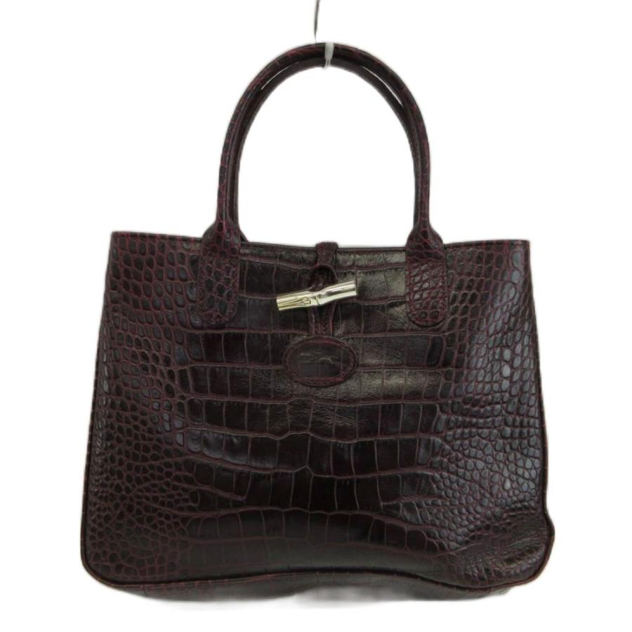 LONGCHAMP（ロンシャン） ロゾ ハンドバッグ トート 牛革 レザー