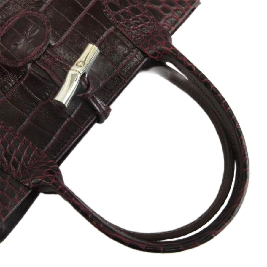新品✨LONGCHAMP ロンシャン　ロゾ　ハンドバッグ　トグル　クロコ型押し LONGCHAMP（ロンシャン） ロゾ ハンドバッグ トート 牛革 レザー