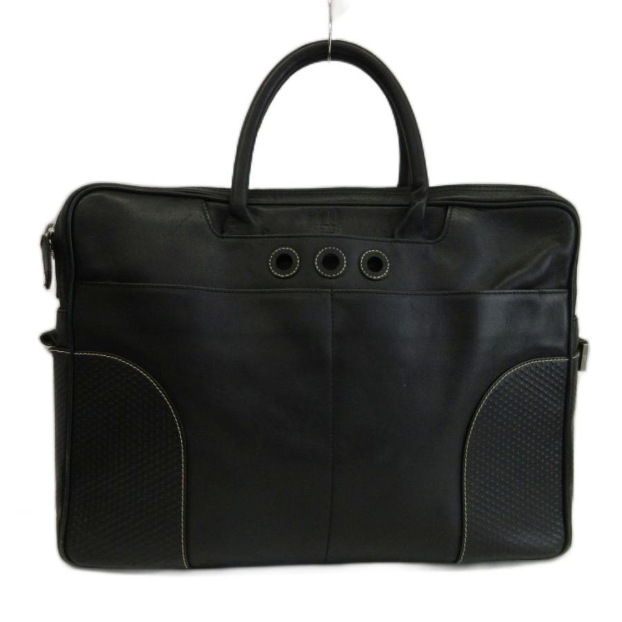 dunhill ダンヒル 2way ビジネスバッグ ブリーフケース エンボス加工