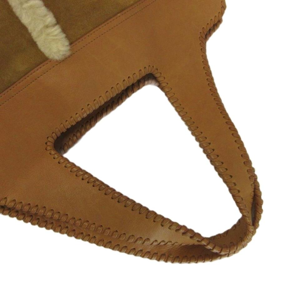 アグ UGG トートバッグ 肩掛け スエード シープスキン ムートン ボア