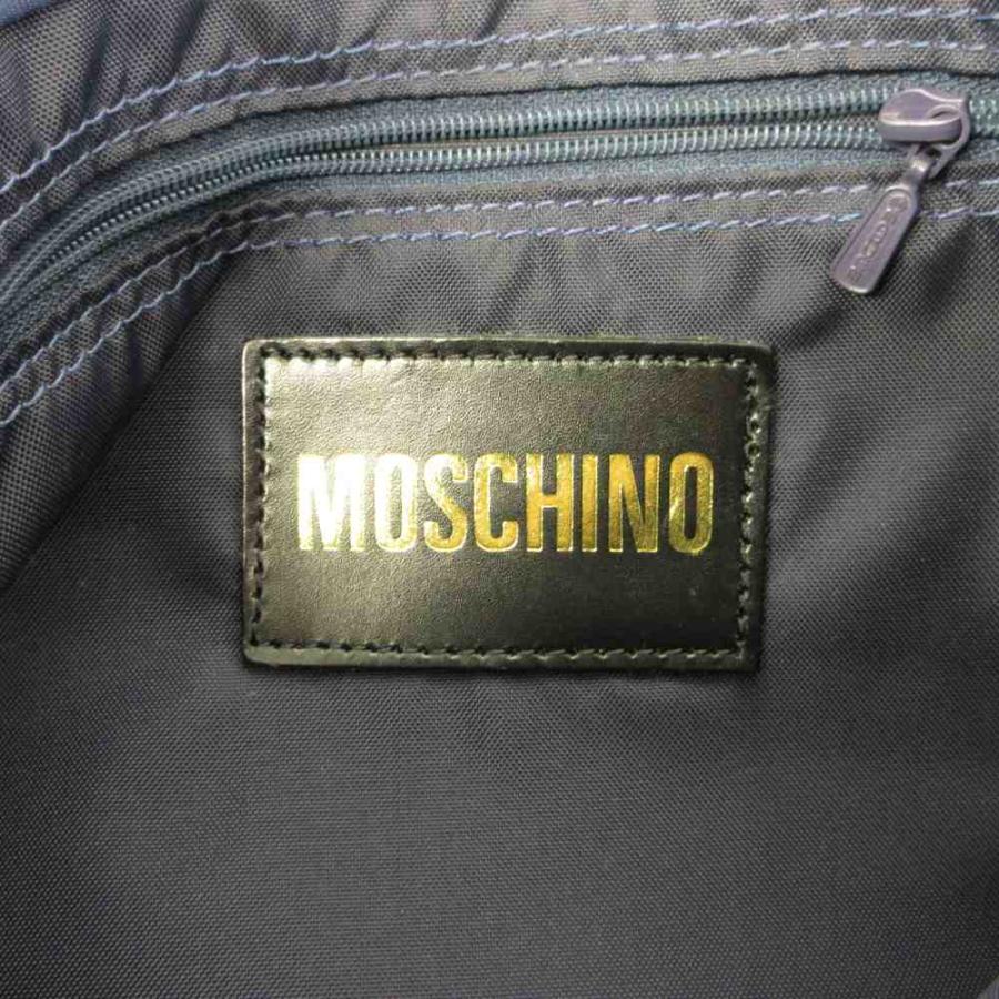 モスキーノ MOSCHINO ヴィンテージ ショルダーバッグ ナイロン レザー