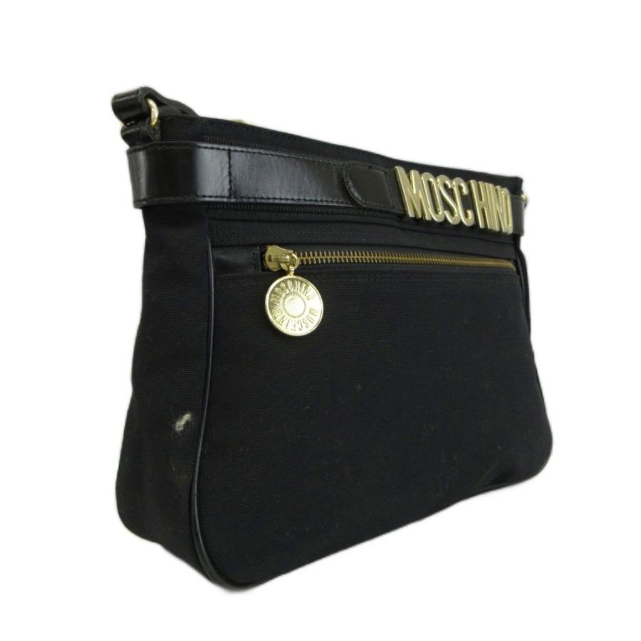 モスキーノ MOSCHINO ヴィンテージ ショルダーバッグ ナイロン レザー