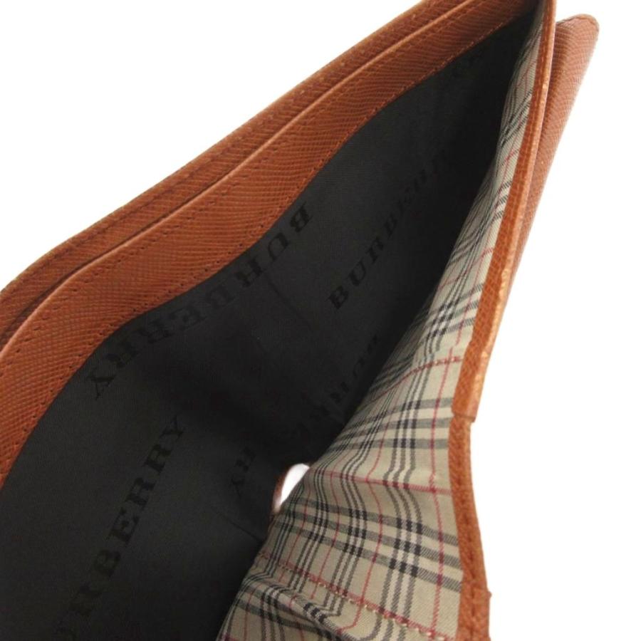 BURBERRY（バーバリー） 二つ折り財布 ウォレット ノバチェック 茶