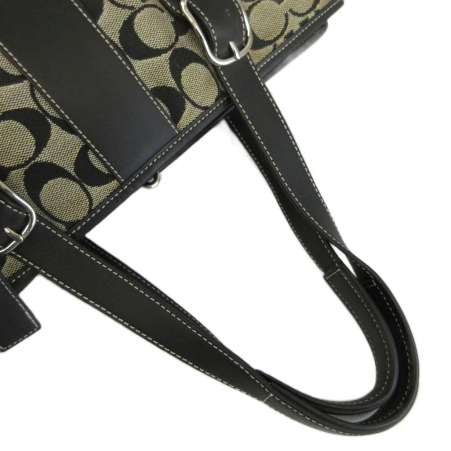 COACH（コーチ） トートバッグ 肩掛け キャンバス レザー シグネチャー