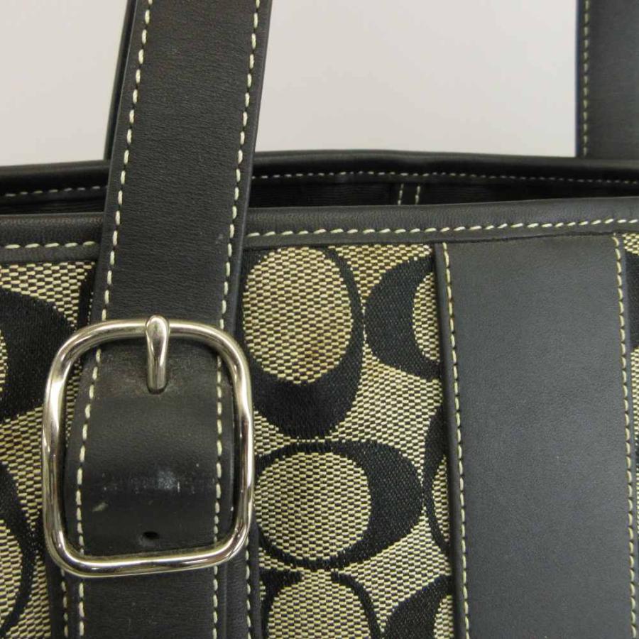 COACH（コーチ） トートバッグ 肩掛け キャンバス レザー シグネチャー