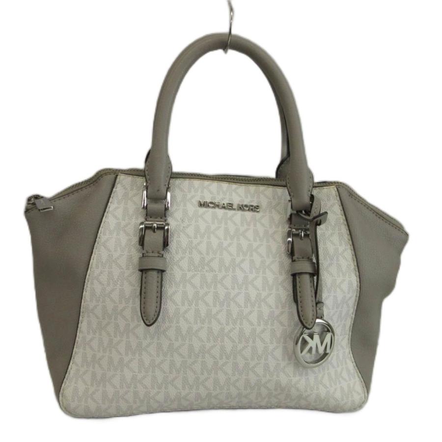 マイケルコース MICHAEL KORS ハンドバッグ PVC レザー MKシグネチャー 
