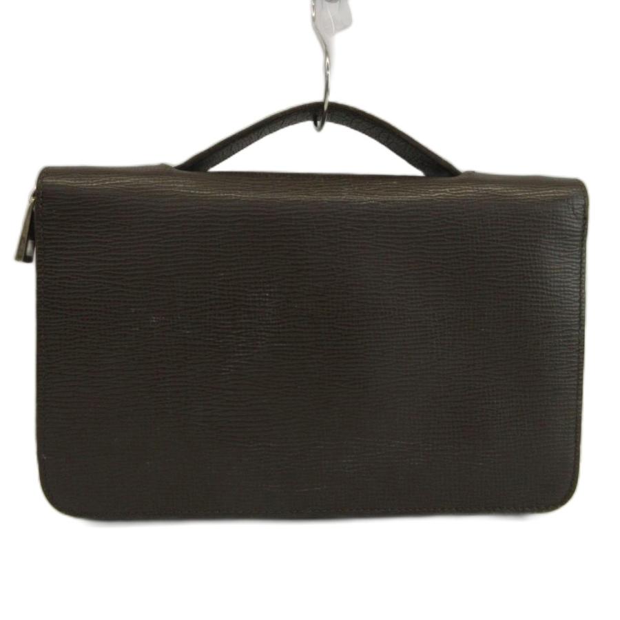 Bally（バリー） セカンドバッグ クラッチバッグ レザー 型押し W
