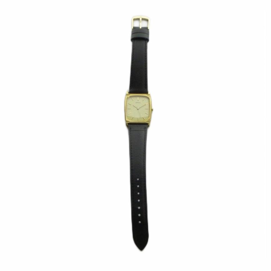 セイコー SEIKO 5P31-5170 腕時計 ウォッチ クォーツ ロゴ レザー