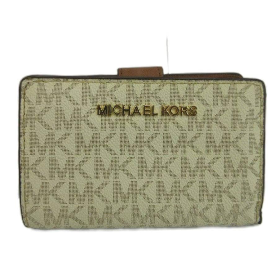 マイケルコース MICHAEL KORS 財布 二つ折り PVC レザー MK 