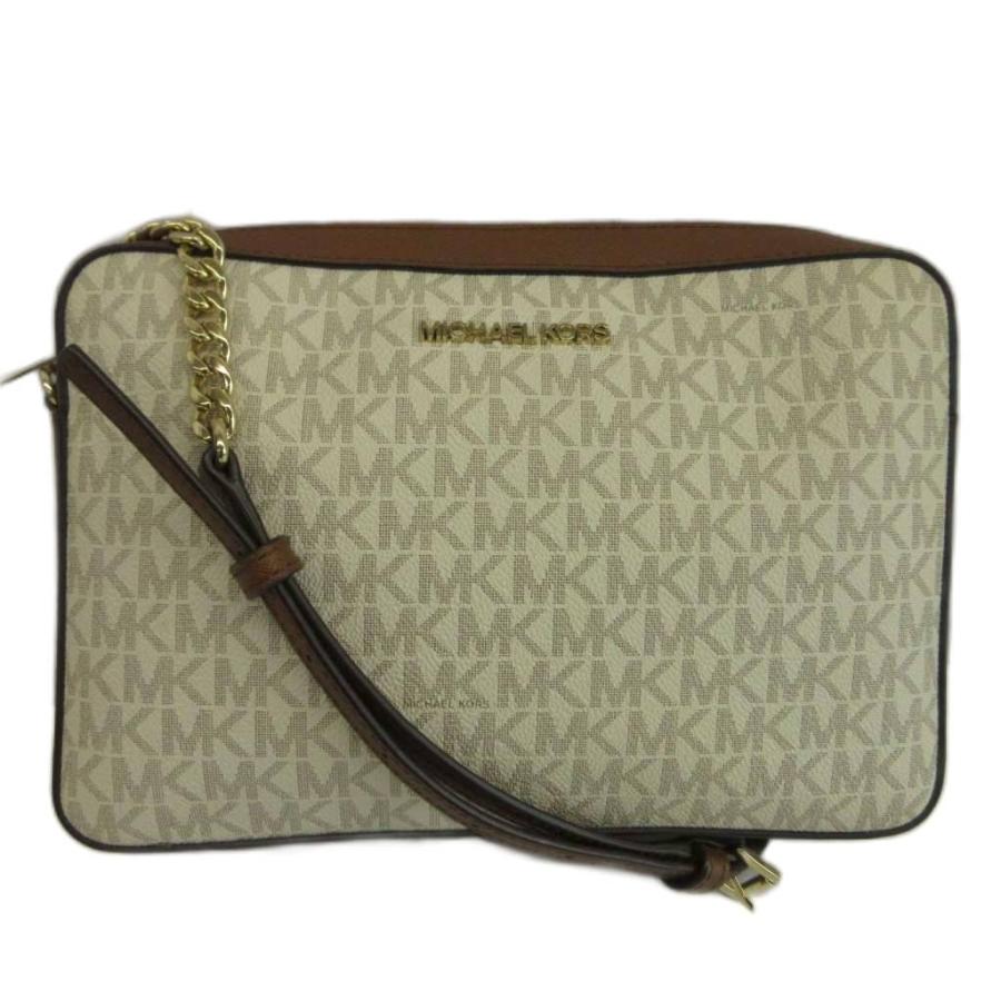 【新品同様】マイケルコース ウエストポーチ クルマ柄 シグネチャー PVC素材 マイケルコース MICHAEL KORS ショルダーバッグ PVC レザー MK