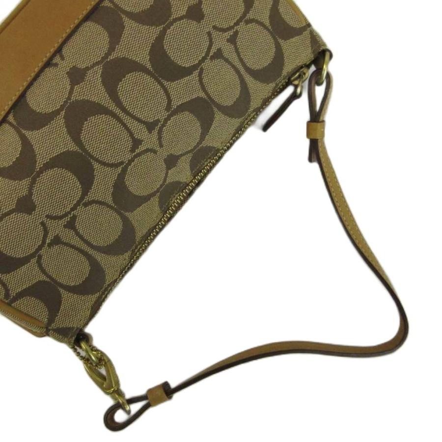 【新品 未使用級】COACH コーチ アクセサリー ポーチ ミニハンドバッグ COACH（コーチ） ハンドバッグ アクセサリーポーチ キャンバス レザー