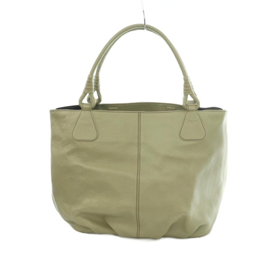 美品　HAMANO (濱野 ) ☆ レザートートバッグ ハマノ HAMANO 濱野皮革工藝 トートバッグ レザー グレージュ /MI