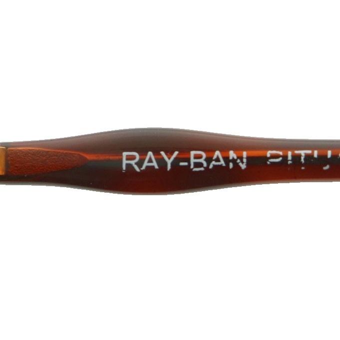 レイバン RAY BAN RITUALS サングラス オーバル ロゴ 度無し 茶