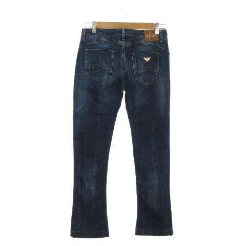 アルマーニ ジーンズ ARMANI JEANS TULIP デニム フレア 28 175/66A 青