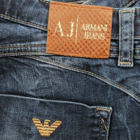 アルマーニ ジーンズ ARMANI JEANS TULIP デニム フレア 28 175/66A 青