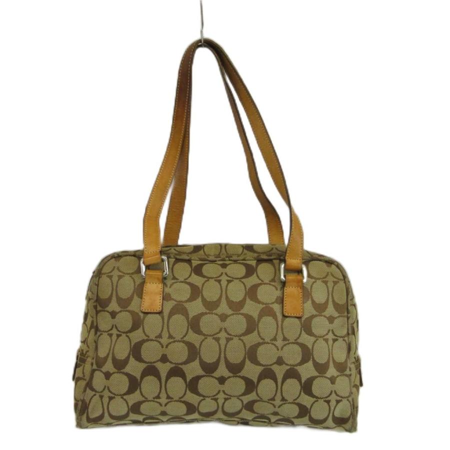 COACH（コーチ） ハンドバッグ ワンショルダー キャンバス レザー 