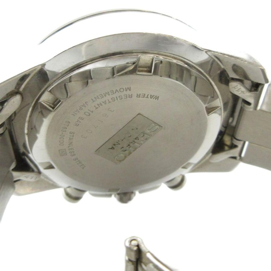 セイコー SEIKO 6T63-00D0 腕時計 クォーツ クロノグラフ デイト